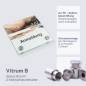 Preview: Tuerschild VITRUM B  Glasschild fuer Buero 120 120 mm